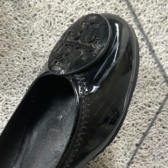 TORY BURCH Reva Patent Leather Ballet Flats, Black - Picture 8 of 11
